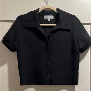 Dh New York Black Button Down Polo, XS